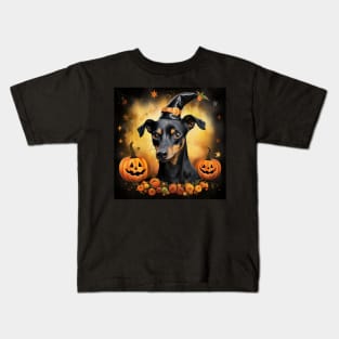 Manchester Terrier Halloween Kids T-Shirt